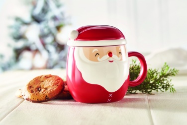 Logotrade promotional gift image of: Ceramic mug with lid 370 ml