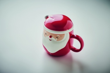 Logo trade promotional products picture of: Ceramic mug with lid 370 ml