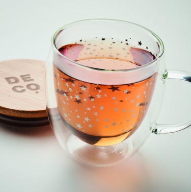 Logo trade promotional product photo of: Double wall borosilicate mug