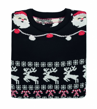 Logo trade business gift photo of: Christmas LED sweater L/XL