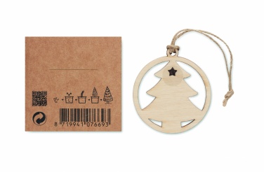 Logotrade advertising products photo of: Wooden tree shape hanger