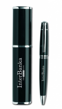 Logo trade advertising products picture of: Metal twist ball pen