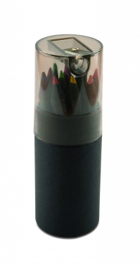 Logo trade promotional products image of: Black colouring pencils