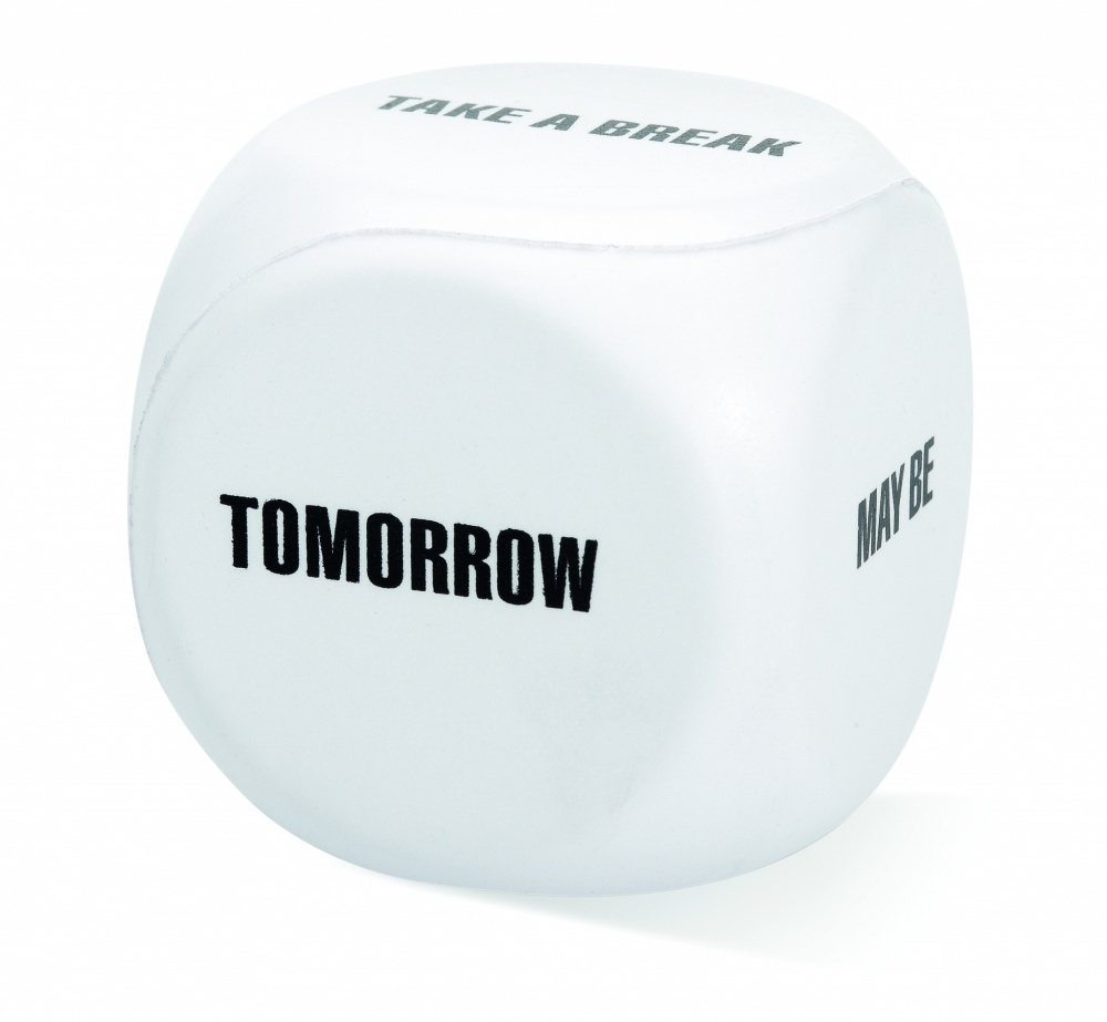 Logo trade advertising products image of: Anti-stress decision dice