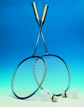 Logo trade promotional giveaways picture of: 2 player badminton set