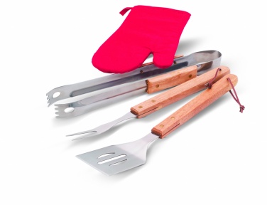 Logo trade corporate gift photo of: BBQ apron with BBQ tools