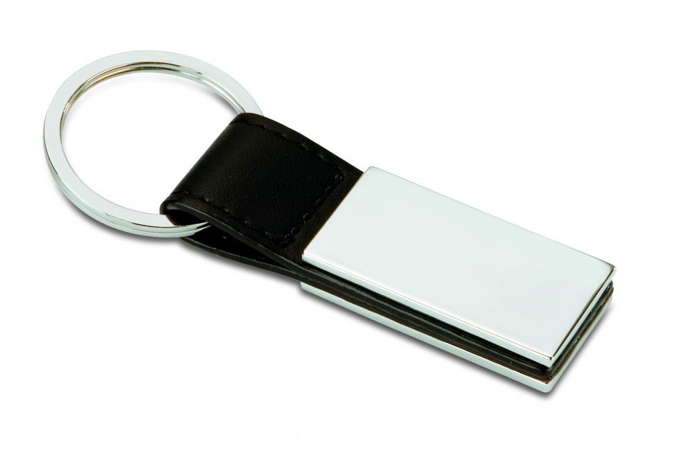 Logotrade advertising product picture of: PU and metal key ring Kuopio
