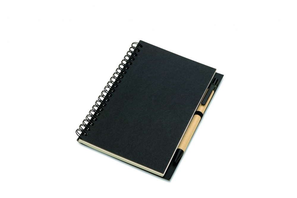 Logo trade corporate gift photo of: B6 Recycled notebook with pen