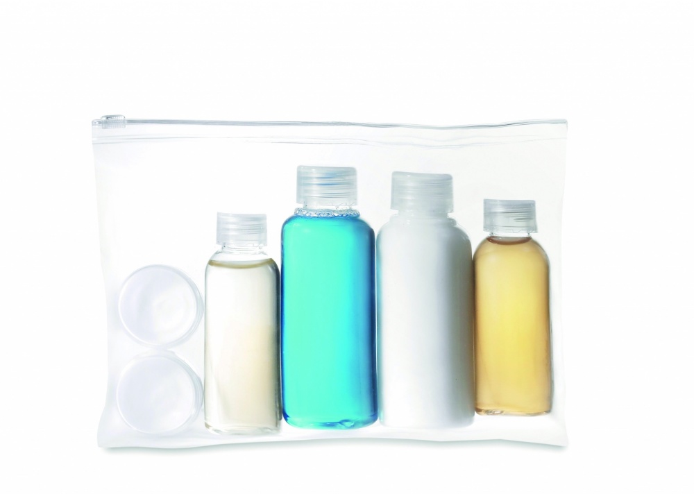 Logotrade promotional product picture of: Travelling pouch with bottles