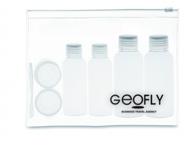 Logotrade promotional giveaways photo of: Travelling pouch with bottles