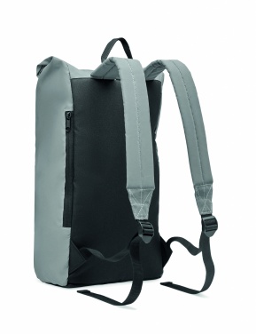 Logo trade promotional gift photo of: Reflective Rolltop backpack