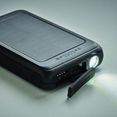 Logo trade promotional giveaways picture of: Solar power bank 5000 mAh
