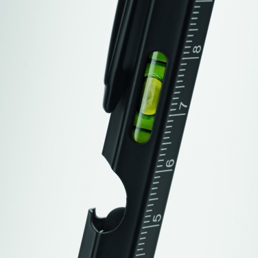 Logo trade business gift photo of: Spirit level pen with ruler