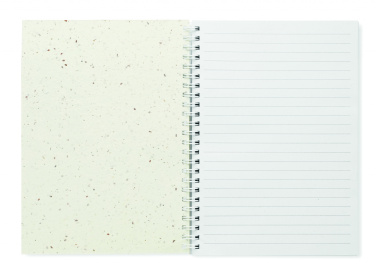 Logo trade corporate gifts picture of: A5 seed paper cover notebook