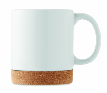 Logo trade promotional items picture of: Ceramic cork mug 280 ml