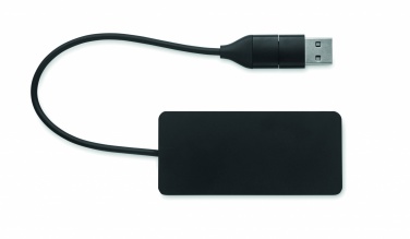Logo trade promotional merchandise picture of: 3 port USB hub with 20cm cable