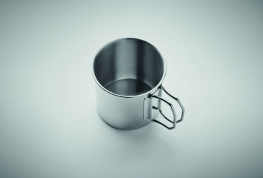 Logo trade promotional giveaways image of: Stainless steel mug 330 ml