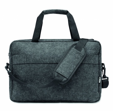 Logo trade corporate gifts picture of: 15 inch RPET felt laptop bag