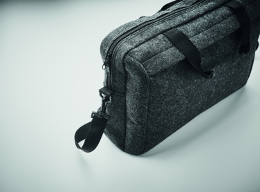 Logo trade promotional items image of: 15 inch RPET felt laptop bag