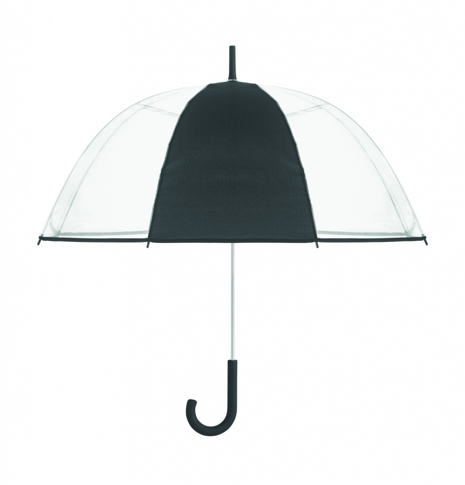 Logotrade promotional giveaway image of: Transparent 23 inch manual open umbrella