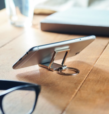 Logotrade corporate gift picture of: Metal key ring phone stand Seinajoki