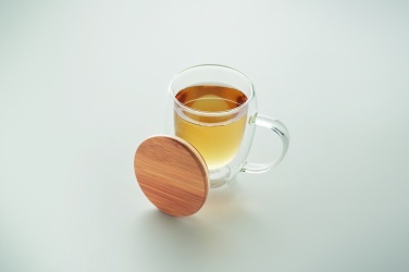 Logo trade corporate gift photo of: Double wall borosilicate mug