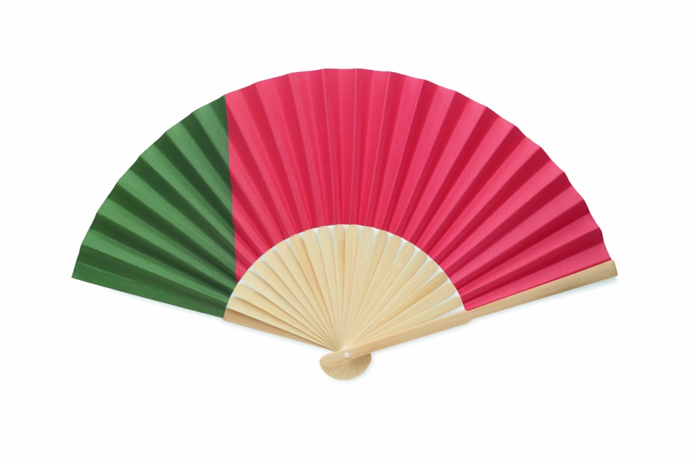 Logo trade advertising products picture of: Manual fan flag design