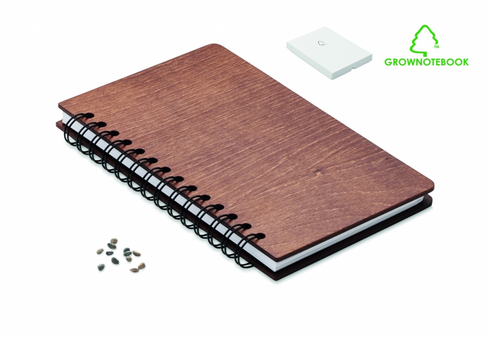 Logotrade promotional merchandise picture of: A5 Birch tree GROWBOOK™