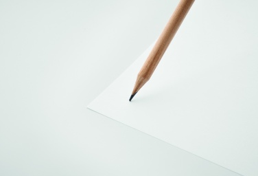 Logo trade promotional gifts picture of: Natural pencil in seeded pouch