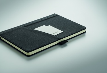 Logo trade corporate gift photo of: A5 notebook PU front pocket