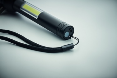 Logotrade promotional item picture of: 3-in-1 aluminum flashlight with an emergency hammer and seatbelt cutter, customizable with printing