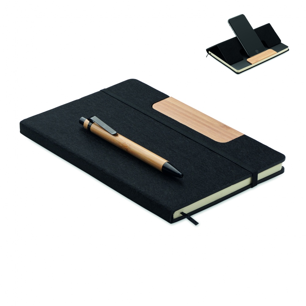 Logotrade promotional item image of: A5 RPET notebook set