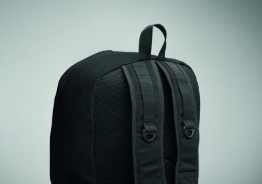 Logotrade promotional gifts photo of: A 15-inch laptop backpack made of recycled pre-consumer cotton with customizable printing