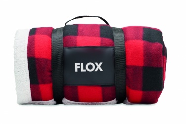Logotrade promotional product image of: RPET sherpa fleece blanket