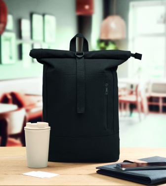 Logo trade advertising products image of: Rolltop 15'' laptop backpack
