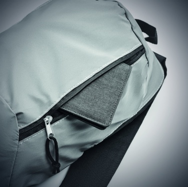 Logo trade corporate gifts image of: High reflective backpack 600D