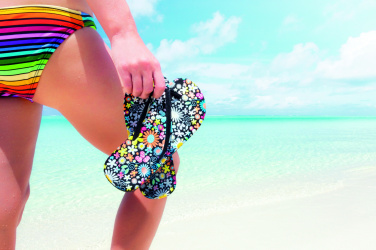 Logo trade promotional giveaway photo of: Sublimation beach slippers