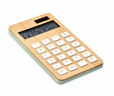 Logo trade promotional product photo of: 12 digit bamboo calculator