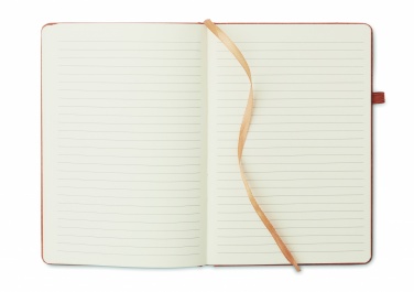 Logo trade promotional item photo of: Recycled Leather A5 notebook