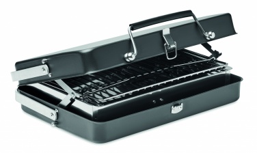 Logo trade promotional gifts image of: Portable barbecue and stand