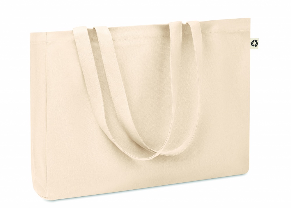 Logo trade promotional merchandise photo of: Canvas Recycled bag 280 gr/m²