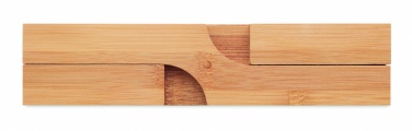 Logo trade promotional giveaway photo of: Bamboo foldable pot stand