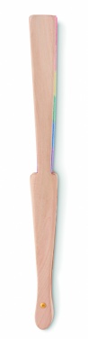 Logotrade promotional merchandise image of: Rainbow wooden hand fan
