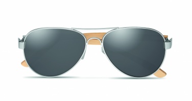 Logotrade promotional merchandise picture of: Bamboo sunglasses in pouch TARTU