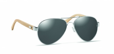 Logotrade promotional items photo of: Bamboo sunglasses in pouch TARTU