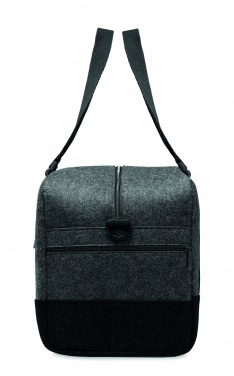 Logo trade business gifts image of: RPET felt weekend bag