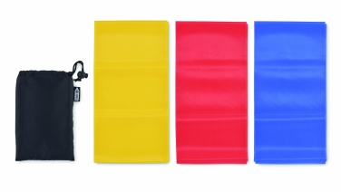 Logo trade promotional gifts image of: Set of 3 TPE fitness bands