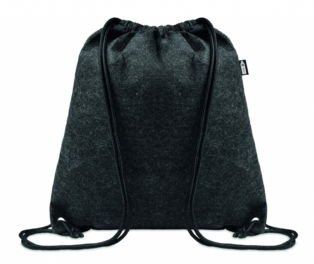 Logotrade promotional giveaways photo of: RPET felt drawstring bag