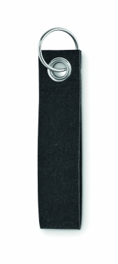 Logo trade promotional merchandise photo of: RPET felt key ring Hämeenlinna