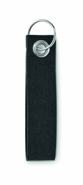 Logotrade promotional gift picture of: RPET felt key ring Hämeenlinna